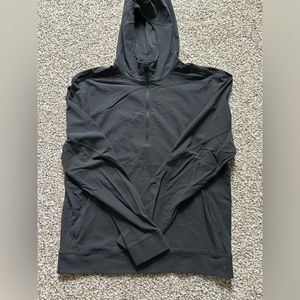 LULULEMON 1/2 Zip Hoodie. Men’s Large. Grey/Teal